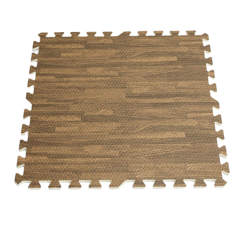 Juego de alfombrillas para suelo de baldosas de madera de espuma eva 60x60cm 