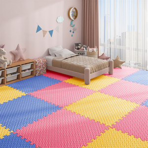 Azulejos suaves de enclavamiento de piso Eva Mats de juego de rompecabezas de espuma Eva 