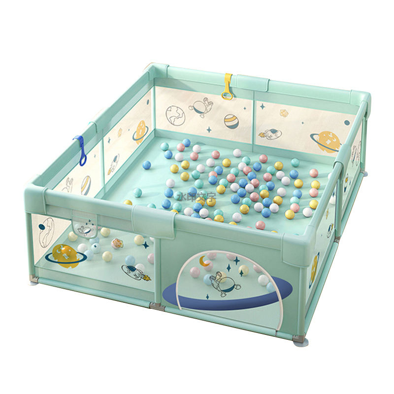 Parque infantil con tapete para bebés y niños pequeños, parque infantil sin BPA para niños de interior y exterior