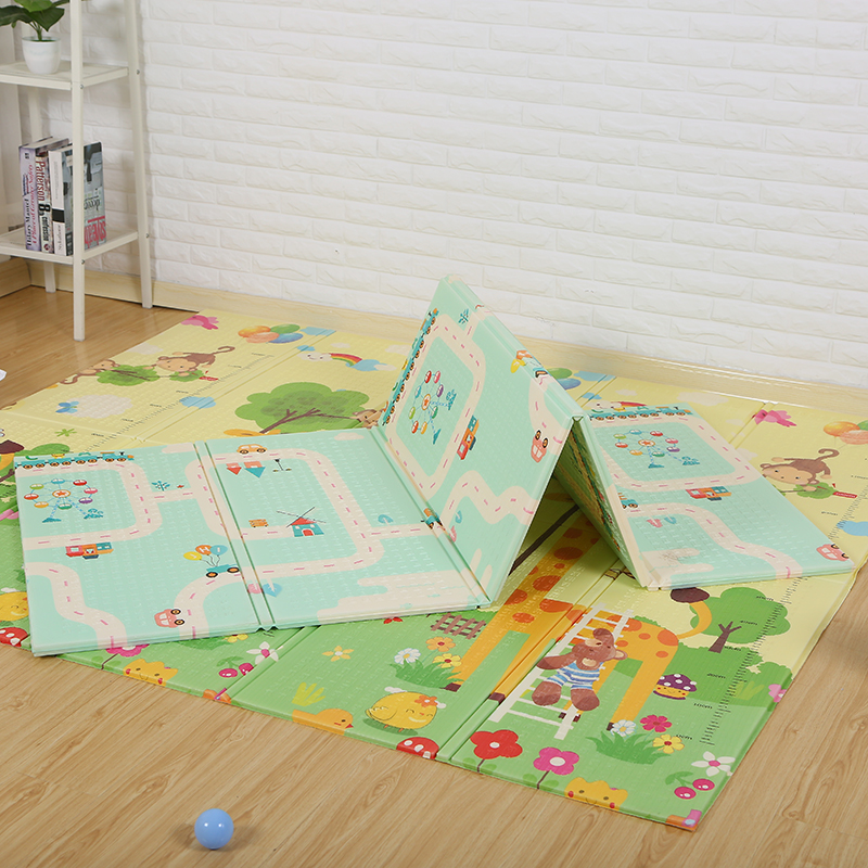 Alfombra educativa para actividades infantiles, manta plegable, esteras de juego de espuma Xpe para juegos de suelo, juguetes