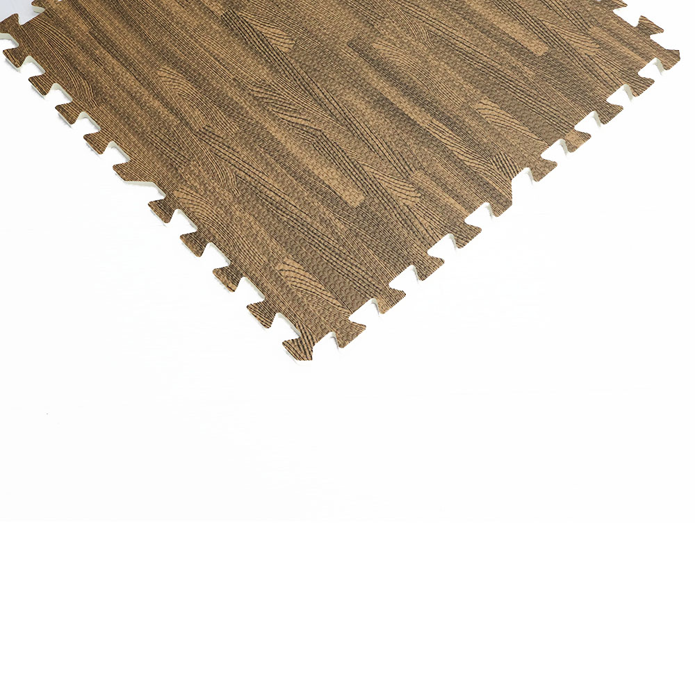 Juego de alfombrillas para suelo de baldosas de madera de espuma eva 60x60cm 