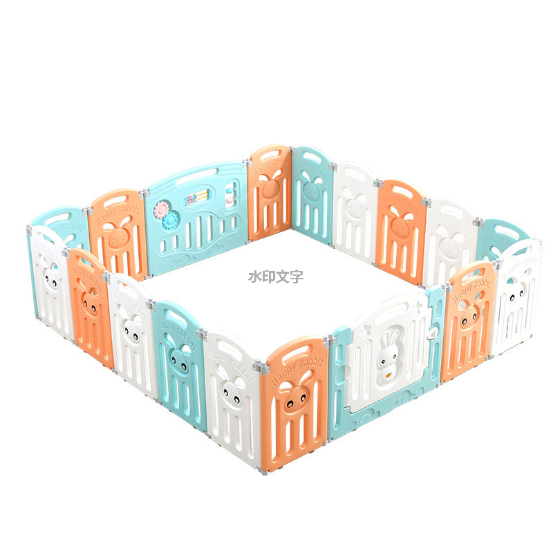 Playpen Playpen Playground plegable Playpen de la cerca de plástico para niños