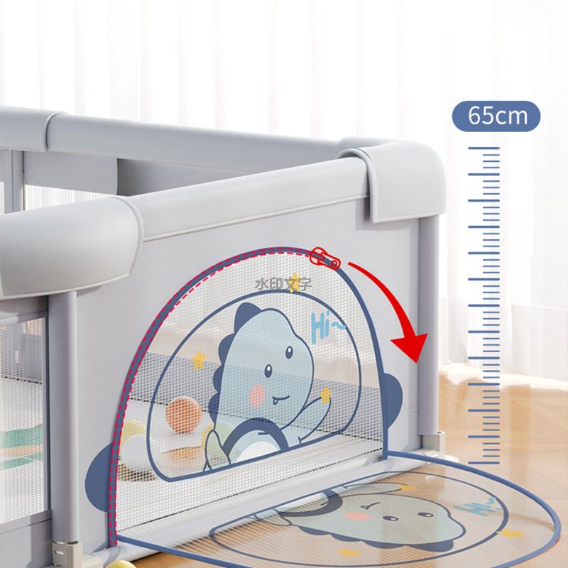 Gran tamaño Baby Playpen Plazard Mesh Mesh Fence