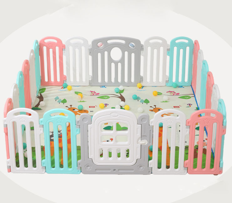 Memizo Luxury Kids Fence Outdoor Indoor Play Game Plastic Playpen