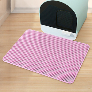 Estera de arena para gato lavable para captura antipolvo de Eva