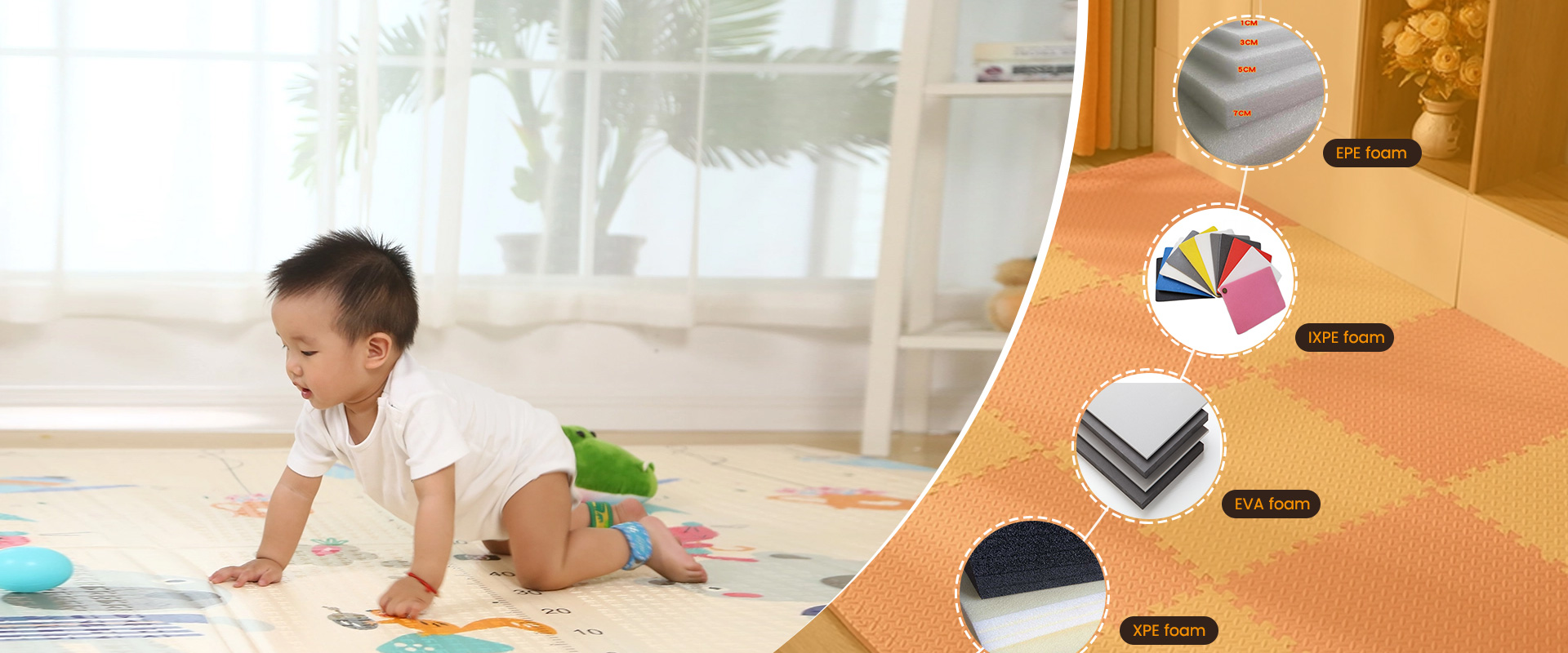 Non Toxic Tatami Puzzle Mat