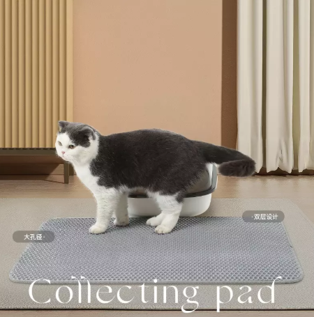 ¿Qué hace la alfombra de arena para gatos?