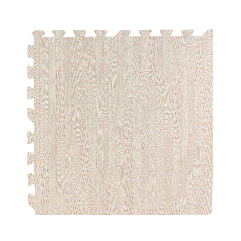 Madera de grano de madera Mat de 1/2-In Eva Foam Interlocking Floor de piso para la habitación de interior segura Piso de entrenamiento Playmat Playmat