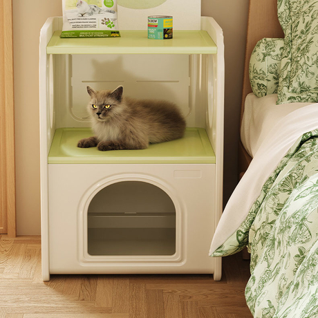 Nido de mascotas jaula de gato de perro de doble capas 