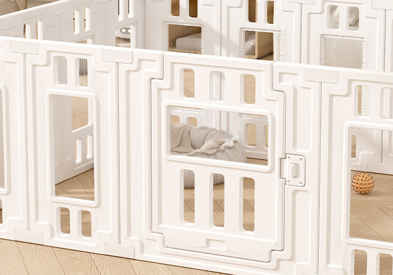 Vista de placa Visible Pet Cage Indoor Pet Cat Dog Fence