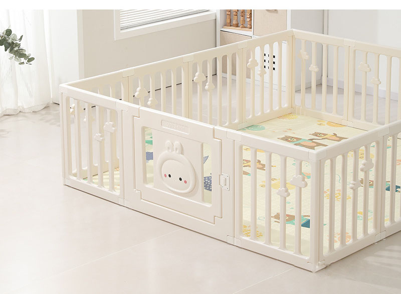 Memizo Plastic Baby Trend Ater Menor Care Fence Rabbit Baby Playpen