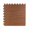 Madera de grano de madera Mat de 1/2-In Eva Foam Interlocking Floor de piso para la habitación de interior segura Piso de entrenamiento Playmat Playmat