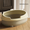 Producto de limpieza de mascotas Caja de baño de arena para gatos con primicia
