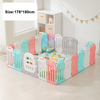 Memizo Luxury Kids Fence Outdoor Indoor Play Game Plastic Playpen