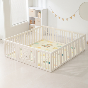 Memizo Plastic Baby Trend Cuidado de adultos Valla Conejo Parque infantil para bebés