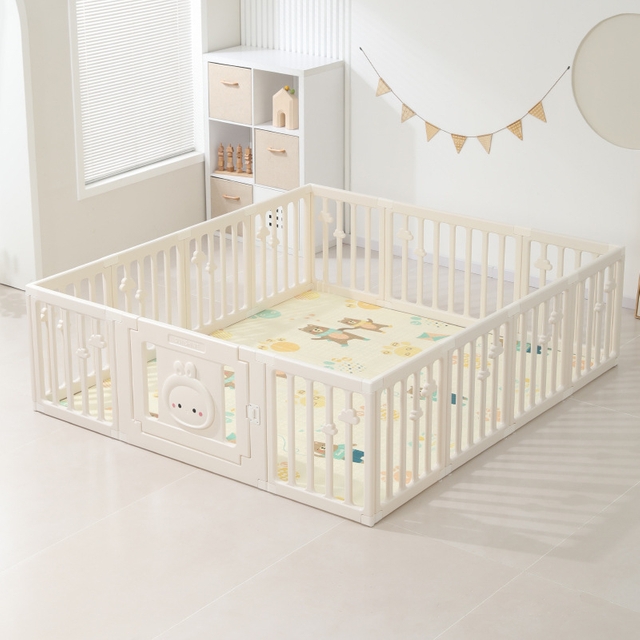 Memizo Plastic Baby Trend Ater Menor Care Fence Rabbit Baby Playpen