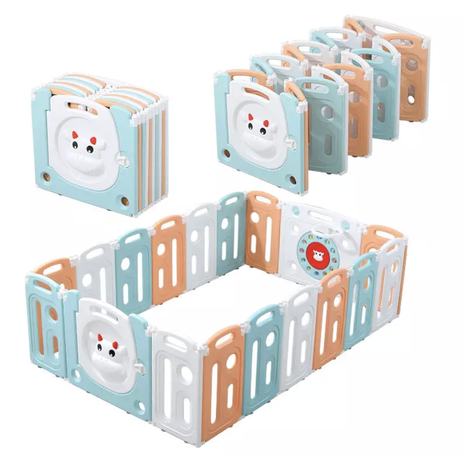 Playpens de bebé plegables para áreas de juego seguras