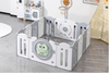 Memizo Indoor Outdoor Protective Game Fence Playpen plegable para bebés 