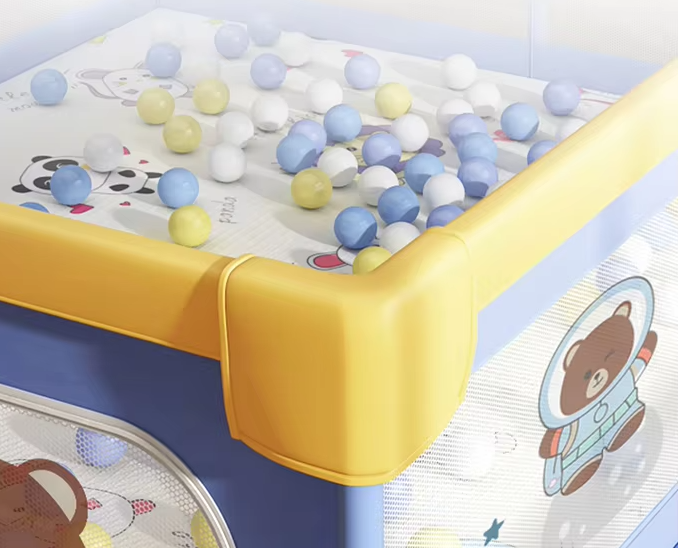 MEMIZO NUEVO SPACE BEAR elevado Mesh Fence Juego portátil Playpen 