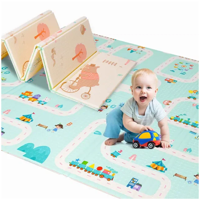 ¿Es una alfombra de juego de espuma XPE realmente más segura para los bebés?