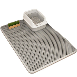 Mat de arena de gato de doble capa Mat