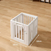 Pequeña jaula de perros cubierto anti -escudo recinto de 60 cm Casa de gato de 60 cm Casa de la casa de gato