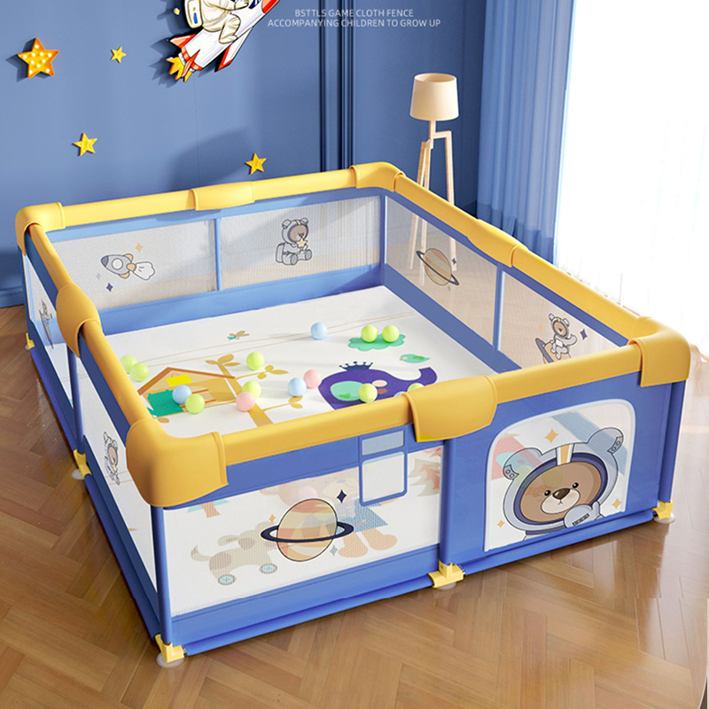 Oxford Fabric Tipos de acero inoxidable All View Baby Play Fence Playpen