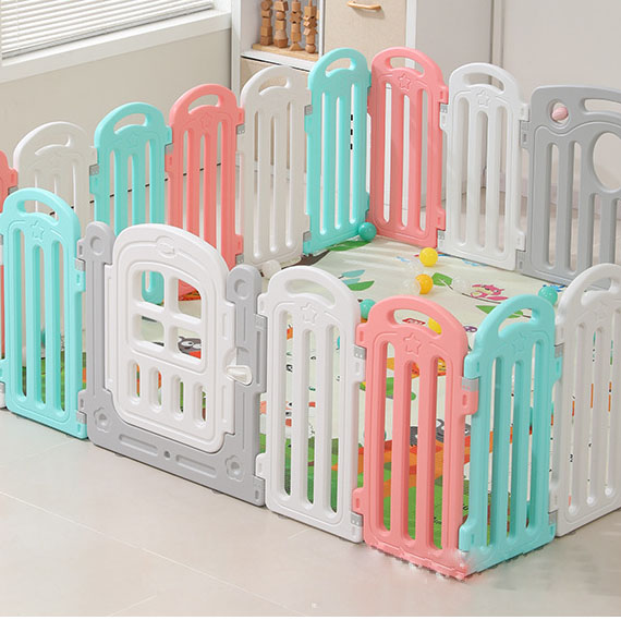 Memizo Luxury Kids Fence Outdoor Indoor Play Game Plastic Playpen
