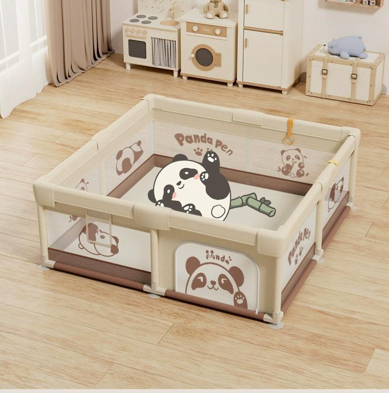 Memizo Portable Plegable Fence Epas ecológicas Panda Baby Playpen 