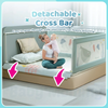 Fabricante al por mayor de valla para cama, valla protectora anticaída para bebés, protector de borde para cuna, barandilla para cama elevadora vertical