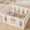 Vista de placa Visible Pet Cage Indoor Pet Cat Dog Fence