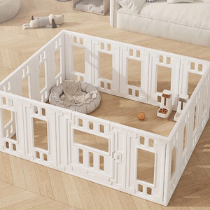 Vista de placa Visible Pet Cage Indoor Pet Cat Dog Fence