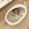 Producto de limpieza de mascotas Caja de baño de arena para gatos con primicia