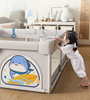 Memizo Durable Dristrated Fence Indoor Baby Ejercicio Surf Surfing Shark Playpen