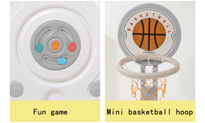 MEMIZO Niños Jugar Play Plastic Plazo Plazo de seguridad para bebés Pequeño oso marrón