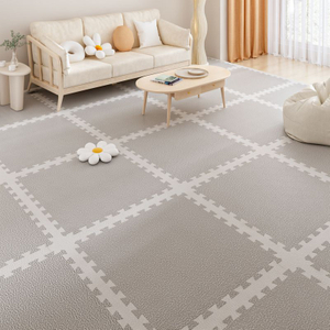 Matina de rompecabezas de azulejos de espuma de Eva para niños y bebés con bordes