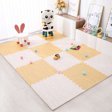 Venta caliente Fábrica Fabricante de precios no tóxico Madera de madera de madera Eva Eva Puzzle Mat