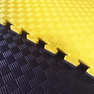 Alfombras de gimnasia gratis de látex de espuma EVA de 100 × 100 cm