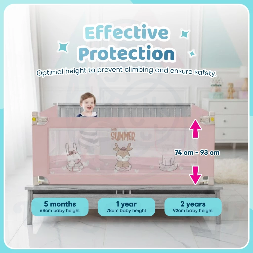 Fabricante al por mayor de valla para cama, valla protectora anticaída para bebés, protector de borde para cuna, barandilla para cama elevadora vertical