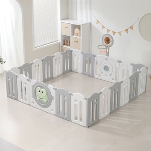 Memizo Indoor Outdoor Protective Game Fence Playpen plegable para bebés 