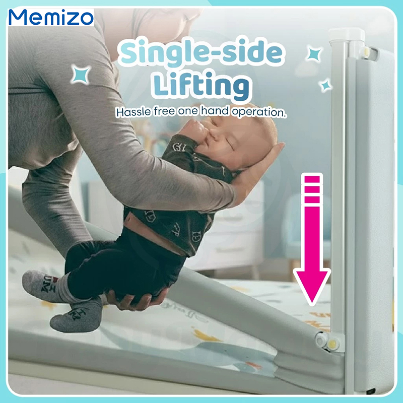 Fabricante al por mayor de valla para cama, valla protectora anticaída para bebés, protector de borde para cuna, barandilla para cama elevadora vertical