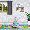 Rolling Baby Play Mat Patrón de doble cara impermeable Mat