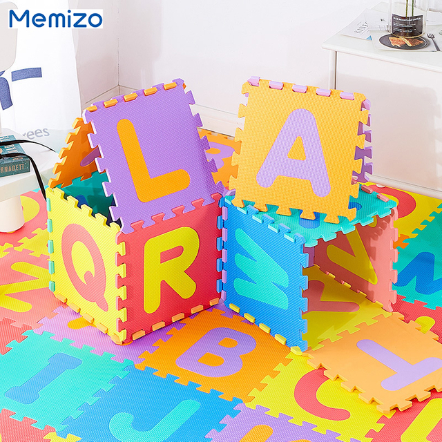 Eva Play Play Play Play Interlocking Playmat Números de alfabeto para gatear bebé bebé