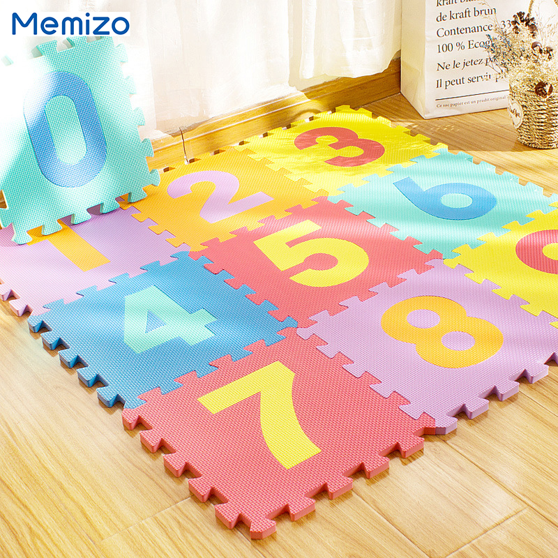 Eva Play Play Play Play Interlocking Playmat Números de alfabeto para gatear bebé bebé
